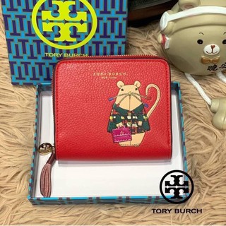 ของแท้ TORY BURCH LEATHER SMALL WALLET