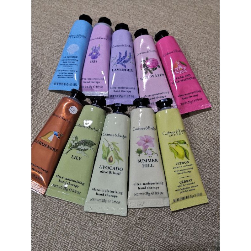 พร้อมส่ง NEW Lot!!💙แท้จาก🇬🇧 Hand Cream ครีมทามือ Crabtree&Evelyn 25 กรัม