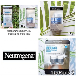 70% OFF ราคา Sale!!! EXP: 08/23 นูโทรจีนา ครีมบำรุงผิวหน้า Retinol Rapid Wrinkle Repair Regenerating Cream (Neutrogena®)