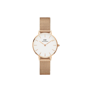 Daniel Wellington นาฬิกาข้อมือ Petite Melrose RG White 28มม สีโรสโกลด์