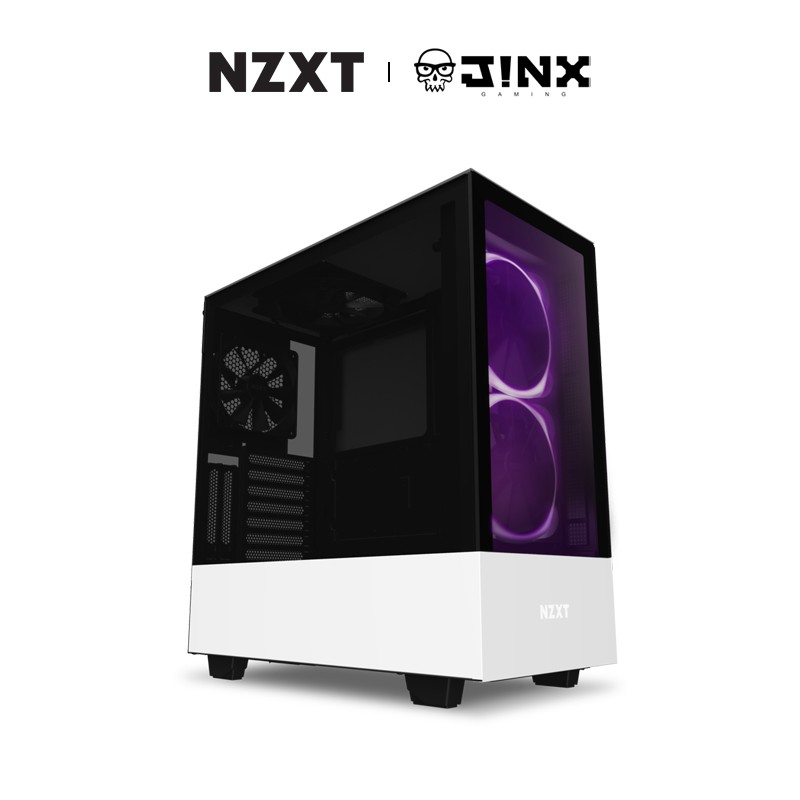 NZXT CASE H510 ELITE Tempered Glass - White ประกันศูนย์ 2 ปี