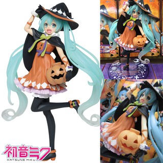 Model Figure งานแท้ ฟิกเกอร์ Vocaloid โวคาลอยด์ ฮัตสึเนะ Hatsune Miku ฮะสึเนะ มิกุ ฮัตสึเนะ Halloween 2nd season Autumn