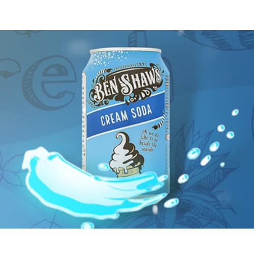 Ben Shaws Cream Soda 330ml เบน ชอว์ส ครีมโซดา 330 มล. ราคา ถูกที่สุด ดีลบีเคเค แกลเลอรีภาพที่ 2