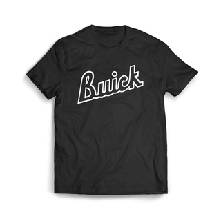 เสื้อผ้าผชเสื้อยืด พิมพ์ลายสัญลักษณ์ Buick ScriptS-5XL