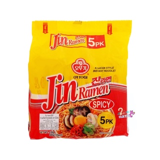 โอโตกิ จิน ราเม็ง สไปซี่ แพ็ค 5 / Ottogi Jin Ramen Spicy Pack 5