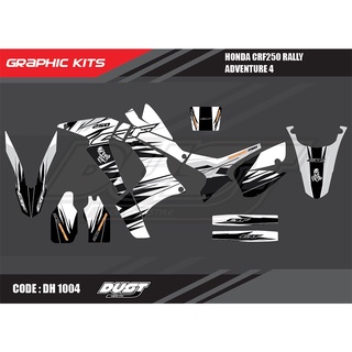 สติ๊กเกอร์วิบาก Honda CRF 250 Rally ทั้งคัน Graphic kit สติ๊กเกอร์เคลือบเงา สุดคุ้ม