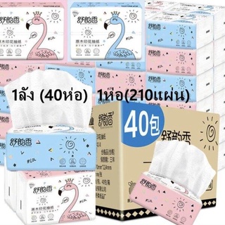 ทิชชู่ยกลัง 40 ห่อ ทิชชู่ทำความสะอาด เหนียว นุ่ม ราคาถูกคุณภาพดี