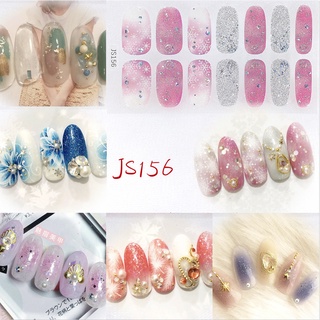 ( 14 ชิ้น ) สติ๊กเกอร์กันน้ําสําหรับตกแต่งเล็บ Js141 - Js160