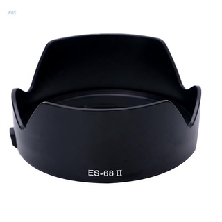 ROX ES-68 II Bayonet Mount Lens Hood For Canon EF 50mm f/1.8 STM Lens Petal