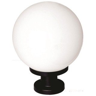 Pole light BULK LAMP BDR608/B L&amp;E PLASTIC CLASSIC WHITE/BLACK External lamp Light bulb ไฟหัวเสา ไฟหัวเสา L&amp;E BDR608/B สี