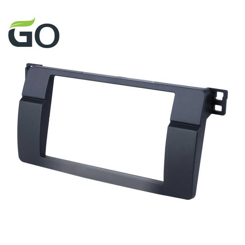 เหมาะสําหรับ Bmw 3 Series E46 1998-2005 2Din Audio Panel การปรับเปลี่ยน DVD Navigation Frame Fascia วิทยุสเตอริโอ