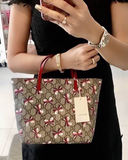 GUCCI KID TOTE ลายโบว์