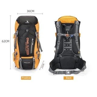 Camel กระเป๋าเป้สะพายหลัง ความจุขนาดใหญ่ 65 ลิตร สําหรับเดินทาง ตั้งแคมป์กลางแจ้ง