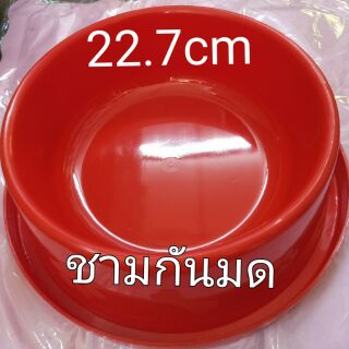ชามกันมดใหญ่ แบบหนา พร้อมส่ง22.7 CM.