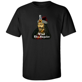 เสื้อยืด ผ้าฝ้ายแท้ พิมพ์ลาย Vlad The Impaler เป็นที่นิยม เหมาะกับวันวาเลนไทน์ สําหรับผู้ชาย