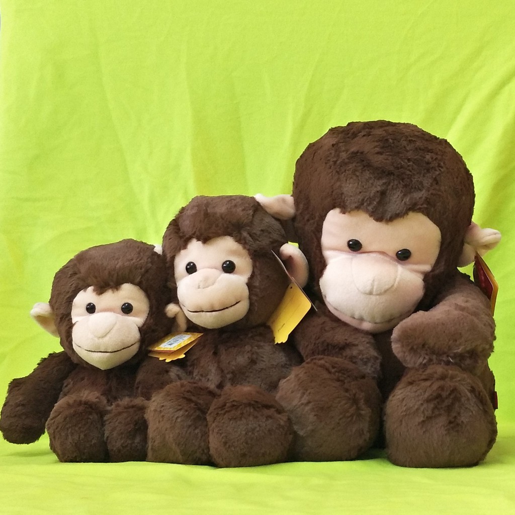 ตุ๊กตาลิงน้อยขนนุ่ม น่ารักสุดๆ น่ากอด แอนนี่พาร์ค ผลิตจากวัสดุชั้นดี ลิขสิทธ์แท้ ตุ๊กตาลิงสามพี่น้อง Anee park