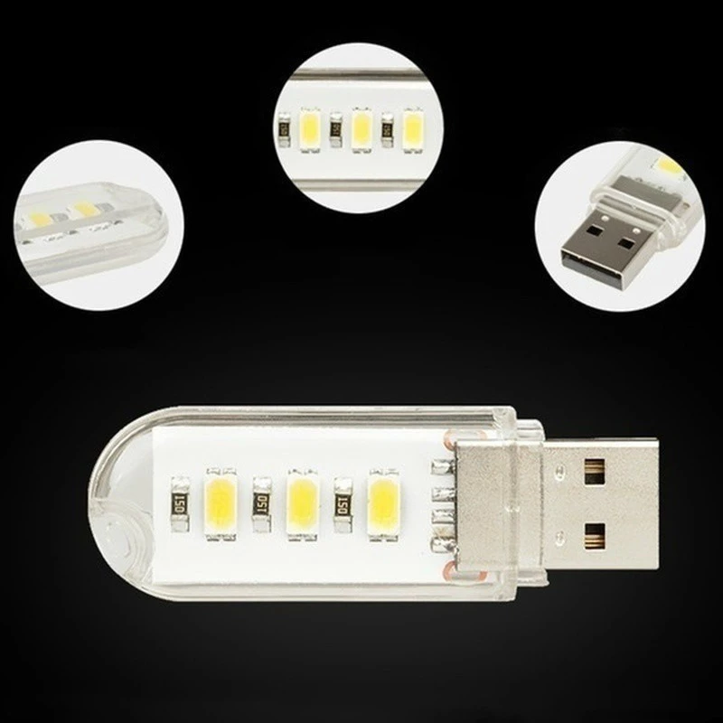 โคมไฟ LED Mini พกพา USB สำหรับแล็ปท็อปและพาวเวอร์แบงค์ thumbnail 7