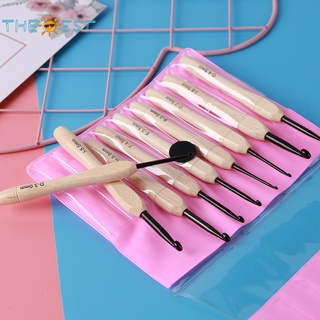 9pcs Knitting Needles Yarn Crochet Needle Weaving Crochet Hook Household Handmade DIY Crafts Tools