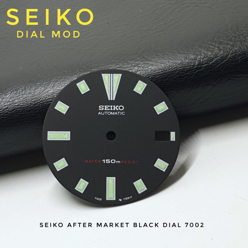 Seiko Diver 7002 หน้าปัดสีดํา สําหรับดําน้ํา