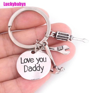 (Luckybabys) พวงกุญแจแฟชั่น ลาย Love You Daddy สําหรับห้อยตกแต่ง