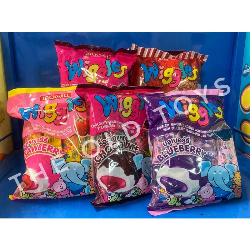 🍡วิกเกิ๊ล Wiggles มาร์ชแมลโลว์  Marshmallow 🍡เคลือบช็อคโกแลต 🍡