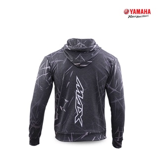 YAMAHA เสื้อแจ็คเก็ตมีฮู้ด ยามาฮ่า Max Series สีเทา