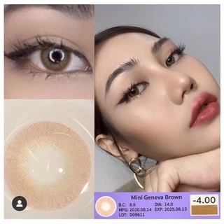 คอนแทคเลนส์ รุ่น Mini genvea brown (Dreamcolor) มีค่าสายตาตั้งแต่ 0.00-5.00 [กรอกโค้ด UVAEAPK ลด 40.-]