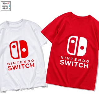 คอลูกเรือSony เสื้อยืดแขนห้าส่วน พิมพ์ลายเกมมาริโอ้ Nintendo แฟชั่นฤดูร้อน สําหรับเด็กS-5XLสามารถปรับแต่งได้