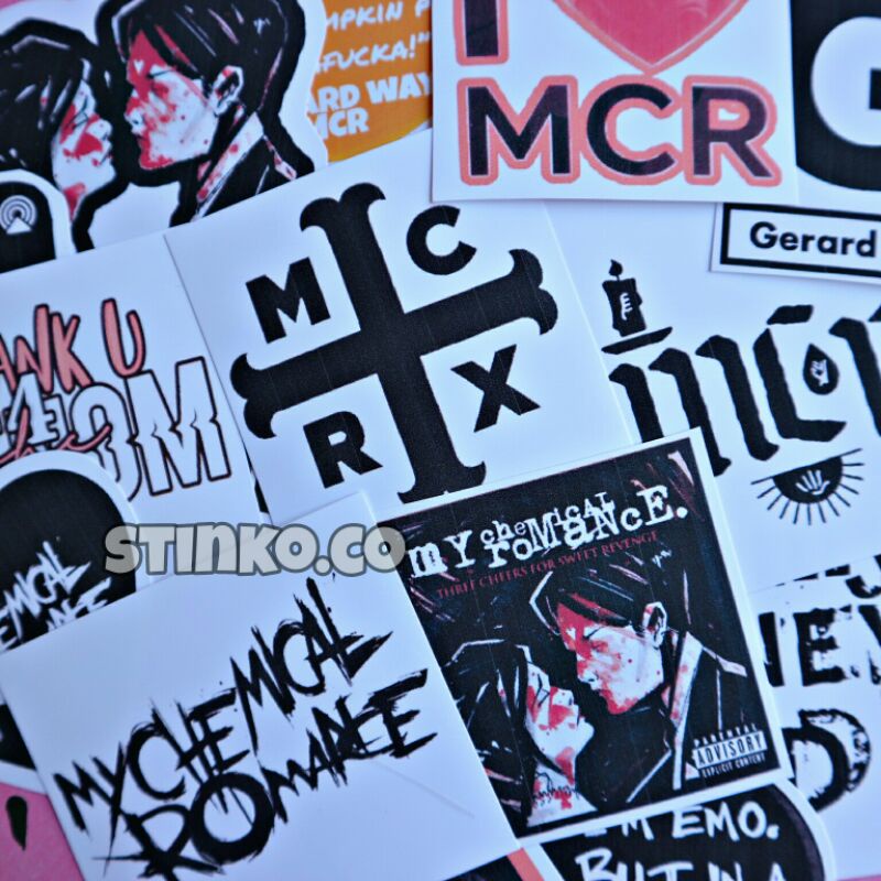 [15PCS] My CHEMICAL ROMANCE STICKER/MCR STICKER บรรจุ 15 สติ๊กเกอร์
