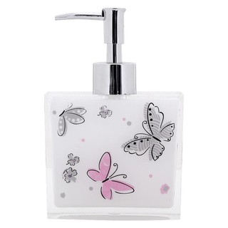 🔥The Best!! บ๊าธธิน่า ที่ใส่สบู่เหลว ลายผีเสื้อ รุ่น BTBA10423 BATHINA Soap Dispenser Butterfly Pattern Model BTBA10423