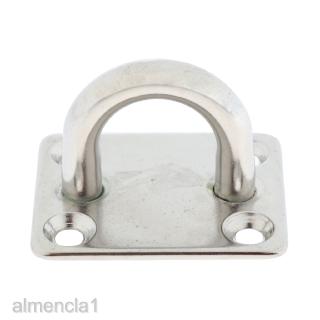 ✨พร้อมสต็อก✨Heavy Duty Marine Grade Anchor 8mm Square Pad Eye Plate Shade Sail Ring Hook