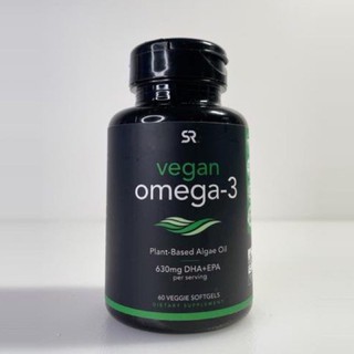 Sports Research, Vegan Omega-3, 60 Veggie Softgels