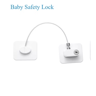 Baby Safety Lock สายเคเบิ้ลล็อคประตูหน้าต่างตู้เย็นเพื่อความปลอดภัยสําหรับเด็กประเภท: ล็อคความปลอดภัยเด็ก