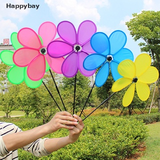 &lt;Happybay&gt; กังหันลม สีพื้น สําหรับตกแต่งสวน กลางแจ้ง ลดราคา