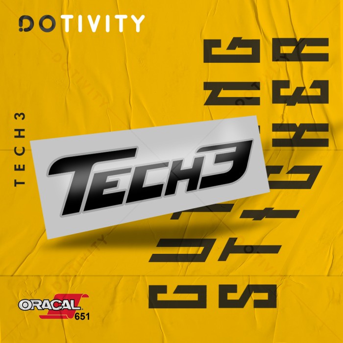 สติ๊กเกอร์ตัด TECH3*