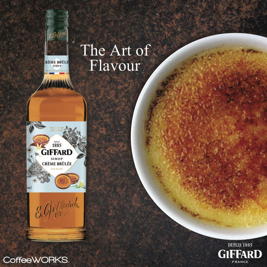GIFFARD SYRUP CREME BRULEE