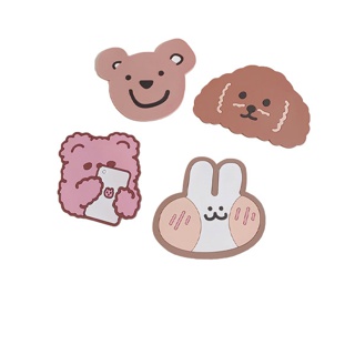 โปรโมชั่น : ที่รองแก้วซิลิโคน การ์ตูนน่ารัก แบบพกพาและทนทาน