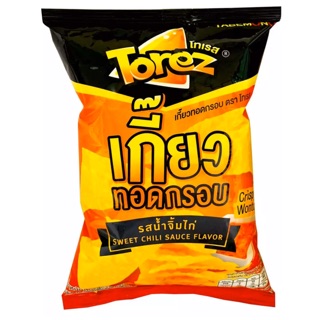 Torez โทเรส เกี๊ยวทอดกรอบ 40g รสน้ำจิ้มไก่ (แพ็ค 12) clearance