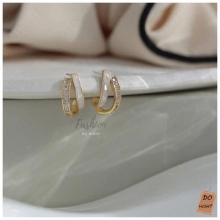 พร้อมส่ง⚡ มีเก็บเงินปลายทาง💸 ต่างหูแฟชั่น สไตล์เกาหลี (ราคาต่อ 1 คู่) : Do hight
