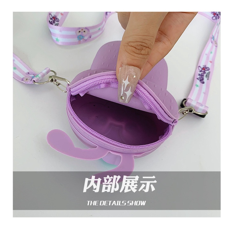 พร้อมส่ง ใหม่ กระเป๋าสะพายไหล่ ลายการ์ตูน Stella Lou น่ารัก ขนาดเล็ก ของขวัญวันเกิด สําหรับเด็กผู้หญิง - รูปที่ 4
