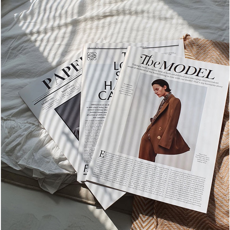 News 📷 หนังสือพิมพ์ 1 ฉบับ 8 ลาย ฉากถ่ายรูป อุปกรณ์ประกอบฉาก พร๊อพถ่ายรูป พร๊อพถ่ายสินค้า