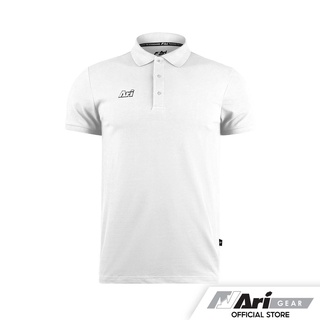 ARI ESSENTIAL SMART POLO - WHITE/WHITE เสื้อโปโล อาริ ESSENTIAL SMART สีขาว