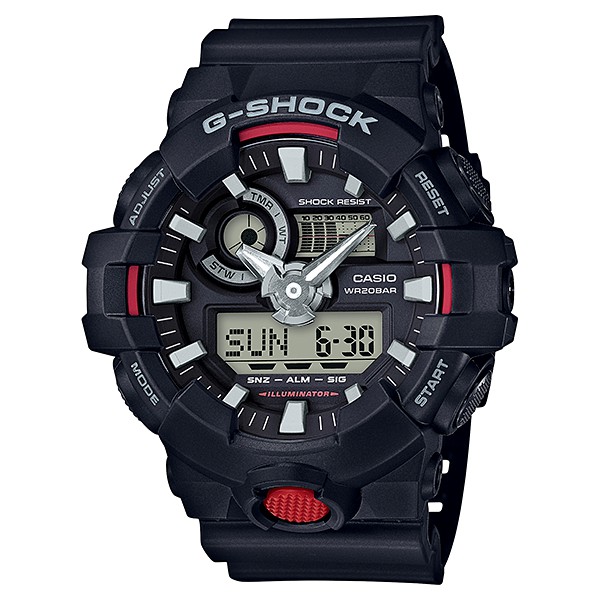 นาฬิกา คาสิโอ Casio G-Shock Standard ANALOG-DIGITAL รุ่น GA-700-1A ของแท้ รับประกัน 1 ปี