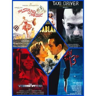 โปสเตอร์ คลาสสิค Taxi Driver Casablanca ขนาด 11.5 X 16.5 นิ้ว (A3)