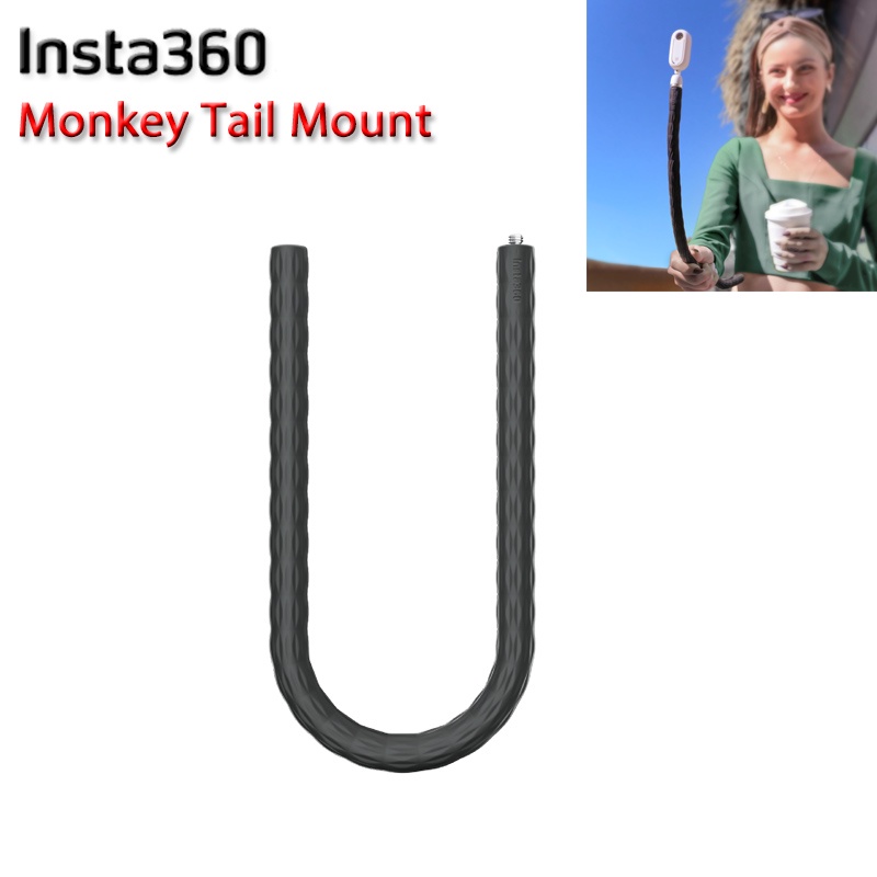 สําหรับ Insta360 X4/X3/X2 Monkey Tail Mount Multi-purpose Selfie Stick สําหรับ Insta 360 X4 ONE X2 \X3 \R \RS \GO2 กล ้ องกีฬา