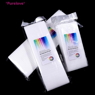 Purelove&gt; แผ่นกระดาษไฮไลท์ย้อมสีผม ใช้ซ้ําได้ 50 ชิ้น