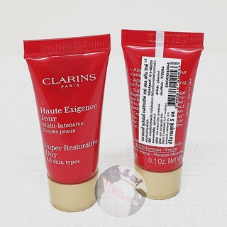 เซ็ทคู่ 2 หลอด!! ครีมลดริ้วรอย 😘 Clarins Super Restorative Day Cream ขนาดทดลอง ฉลากไทย ของแท้ 100%