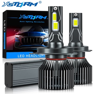 Xstorm หลอดไฟหน้าเทอร์โบ LED 120W H7 Canbus 22000LM H1 H4 H8 H11 H16 9005 9006 สําหรับรถยนต์ 12V 6500K