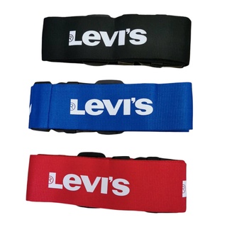 สายรัดกระเป๋าเดินทาง LUGGAGE STRAP  พิมพ์โลโก้ Levis ทั้งเส้น มีหลายสีให้เลือก โดดเด่นไม่ซ้ำใคร