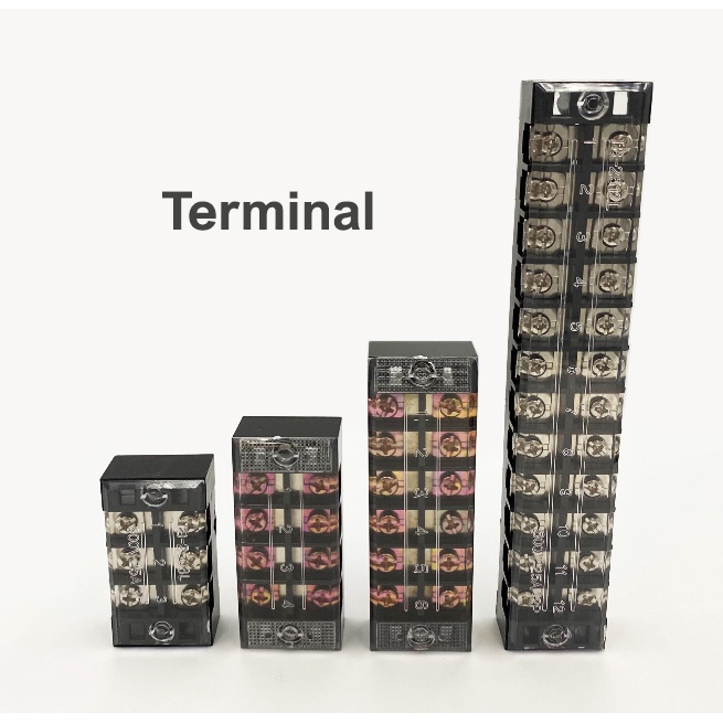 Terminal Blocks เทอร์มินอลต่อสายแบบลอย 25A มี 3P 4P 6P 12P